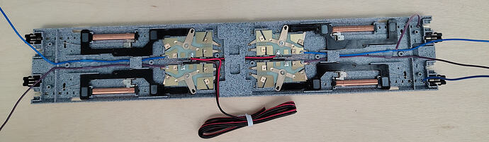 Kato double crossover wiring (opened)