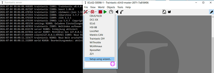 Traintastic-0.4.0-ECoS2-50098-Gerade-Interface-Auswahl-Setupusingwizard-01
