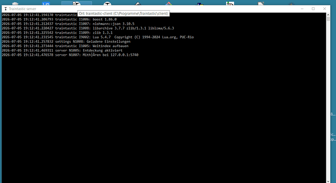 Traintastic-0.4.0-ECoS2-50098-Gerade-Serverkonsolenfenster-Client-starten-01